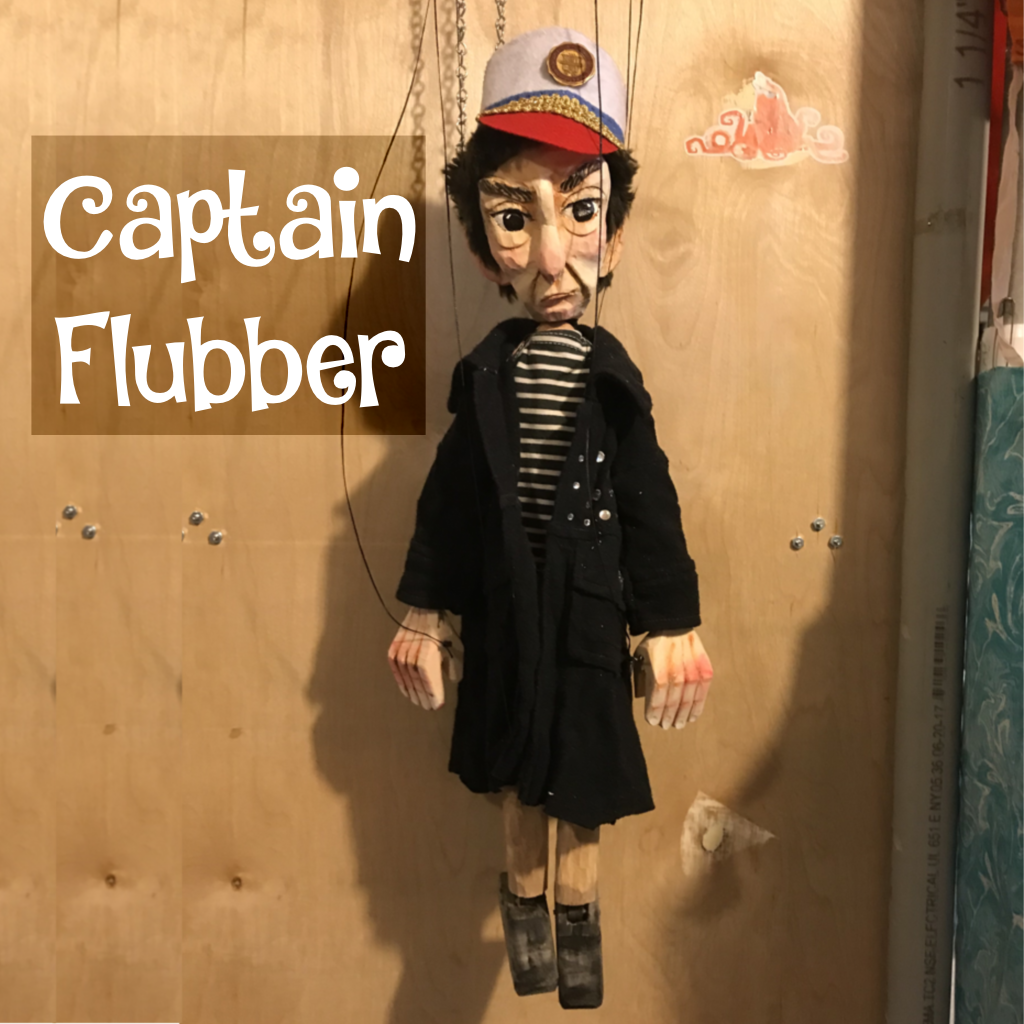 Captain Flubber, the villain puppet