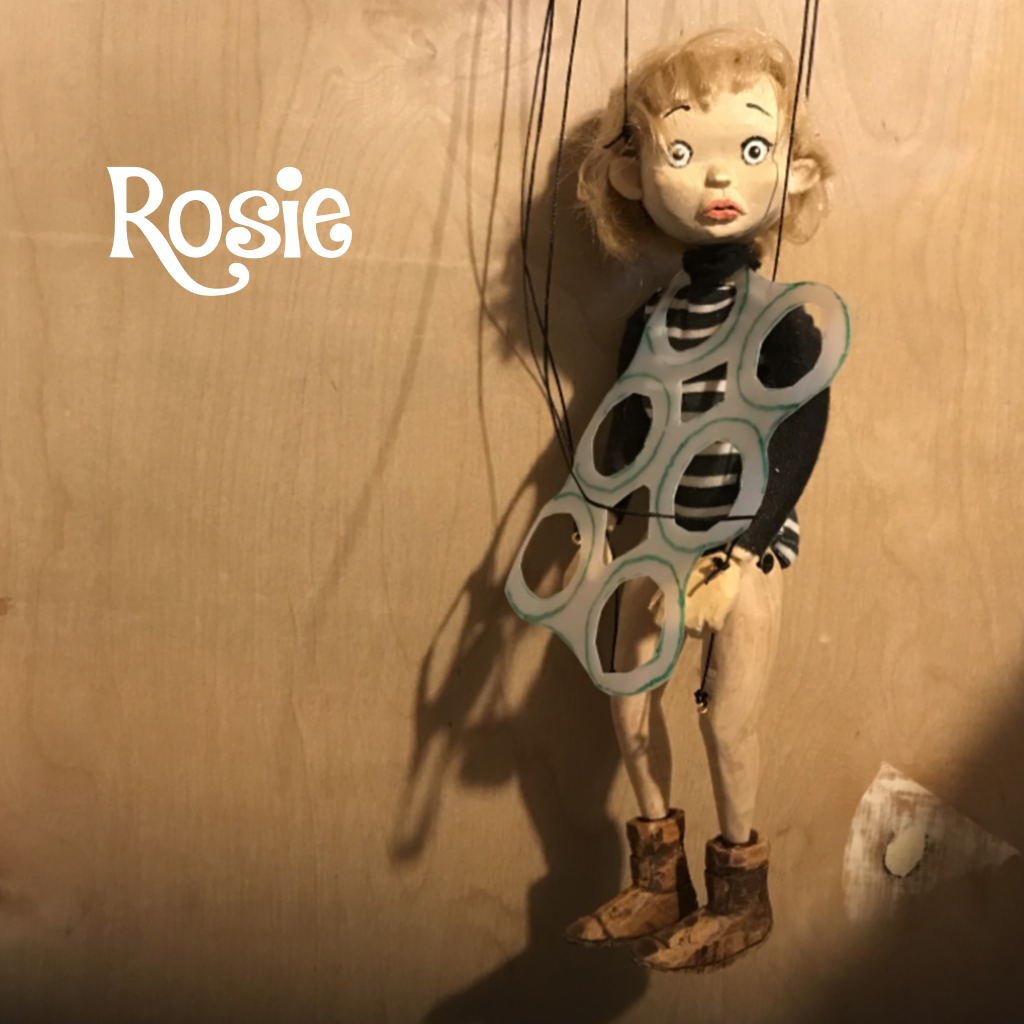 Rosie, the little girl puppet